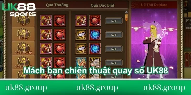 Mách bạn chiến thuật quay số UK88 hiệu quả