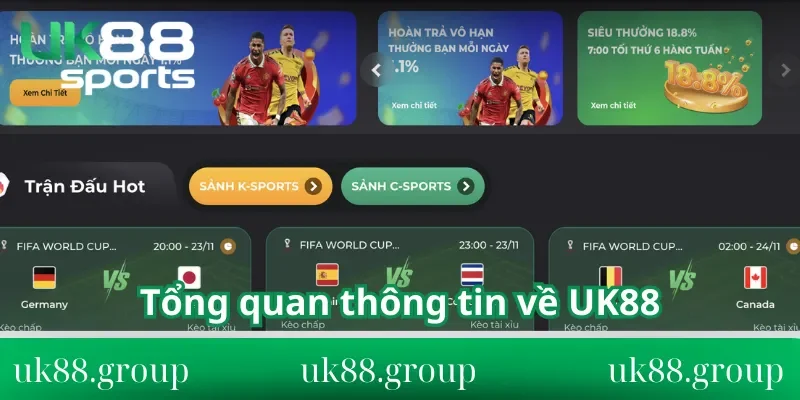 Tổng quan thông tin về UK88